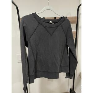 NWT Lululemon Loop Back Crewneck Charcoal Size 4